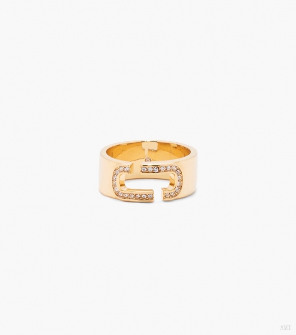 Anillo de cristal de J Marc - Oro/cristal |Marc Jacobs España
